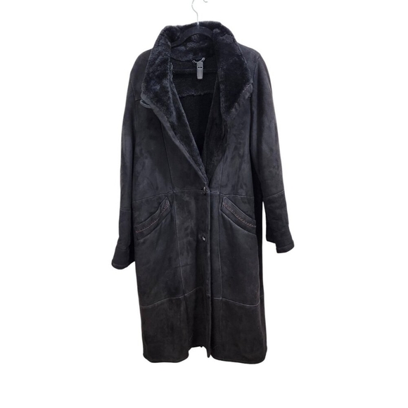 Revillon Shearling coat Womens Size XL - Picture 5 of 15